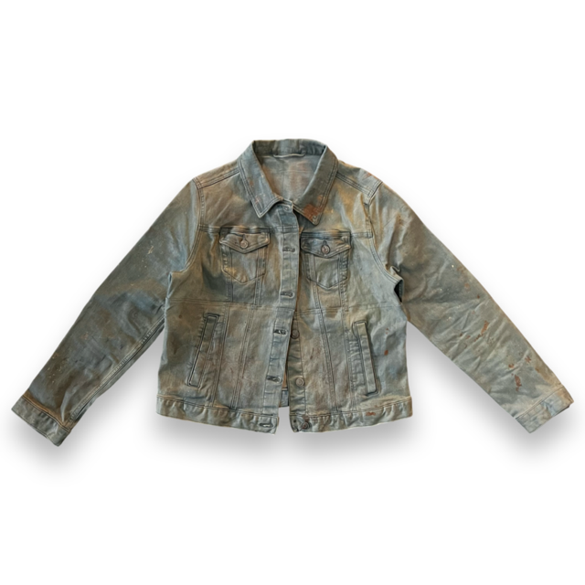 Worker Waxed Cropped Jacket