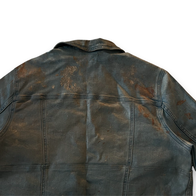 Worker Waxed Cropped Jacket