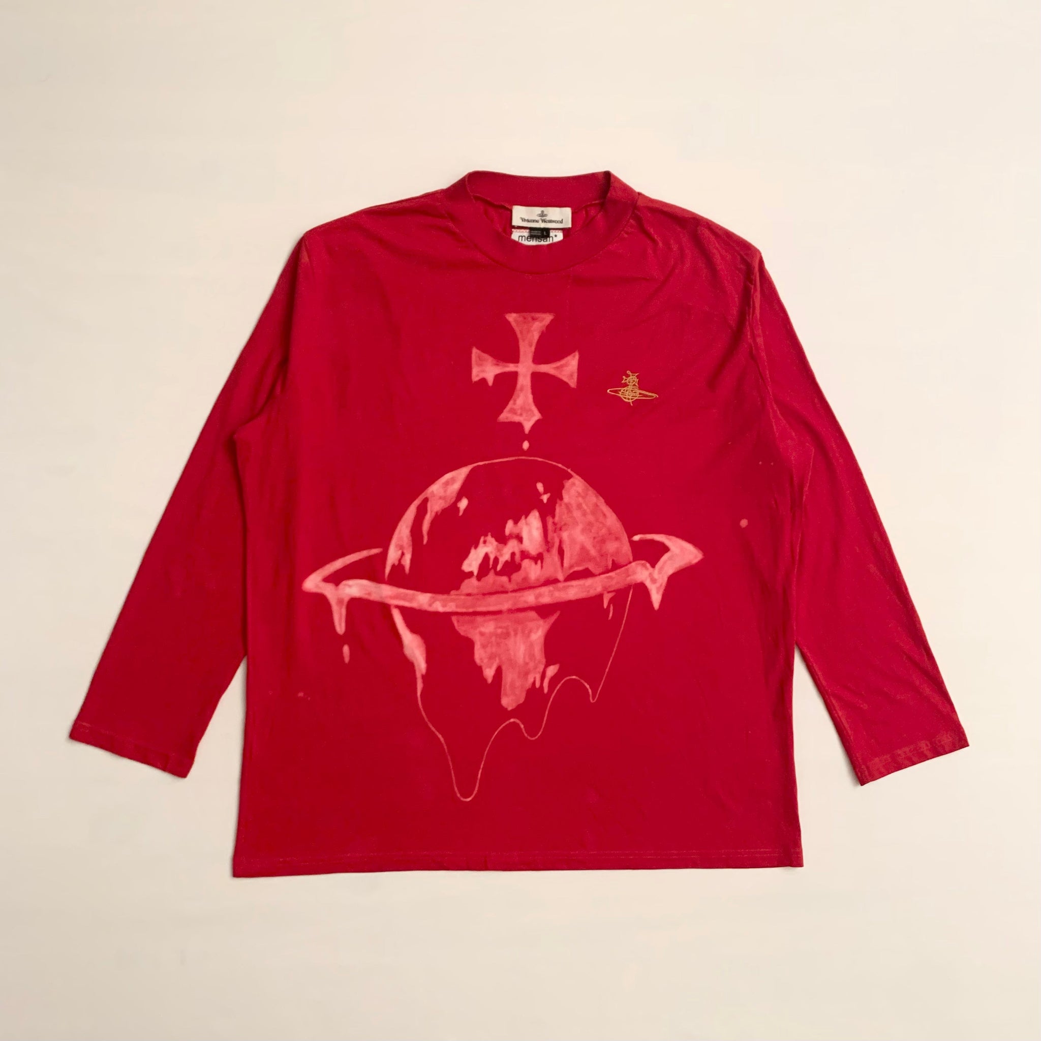 Bleached Vivienne Westwood Long Sleeve Tee - L