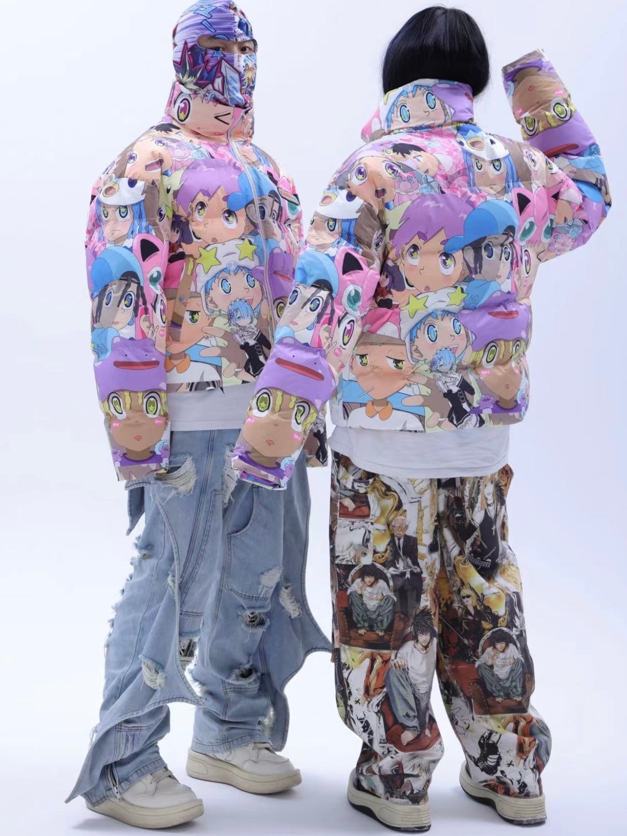 Slam Dunk Anime Printed Winter Baggy Oversize Puffer Jacket For Men Instyle  Nepal price in Nepal