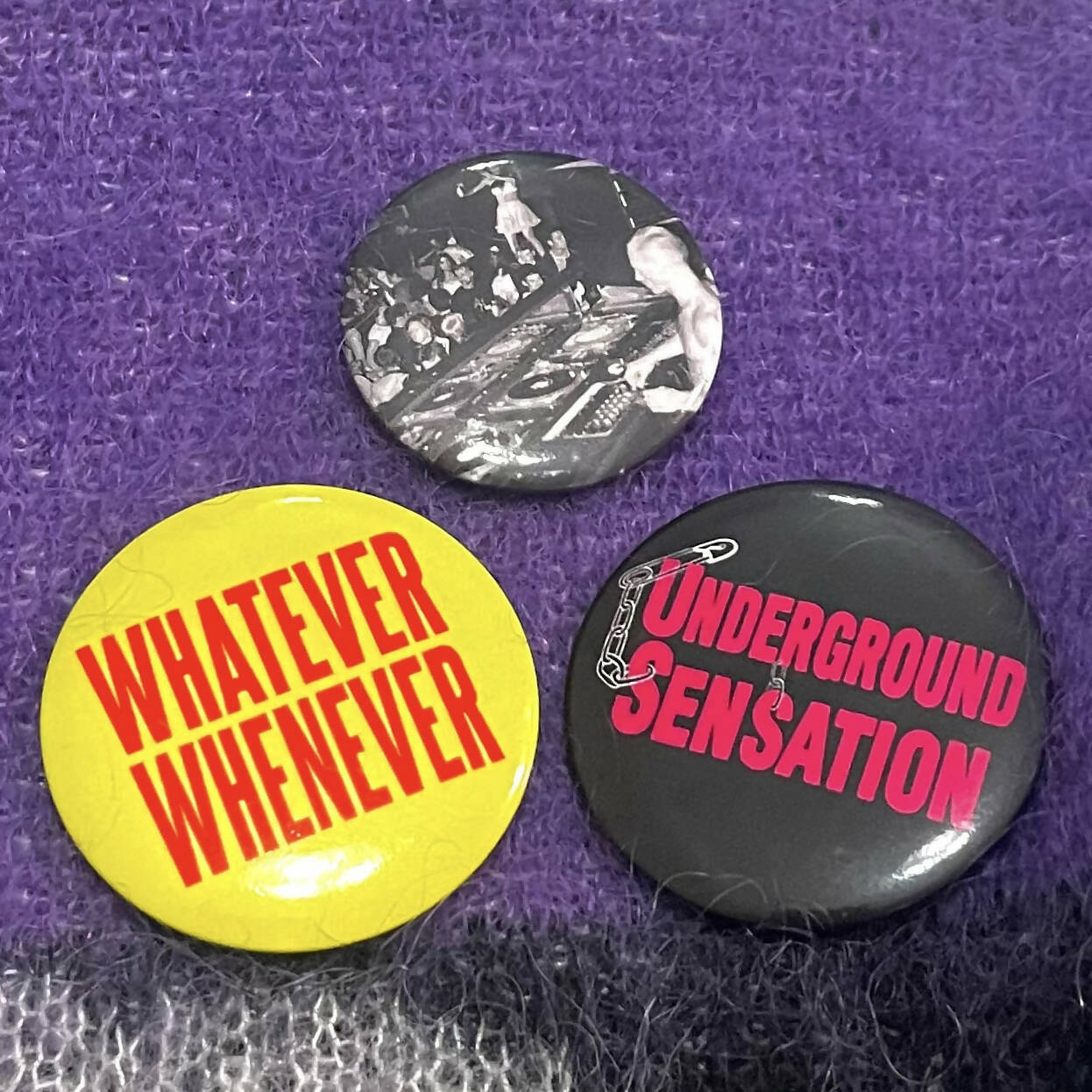 ARMY MOHAIR SWEATER- PURPLE