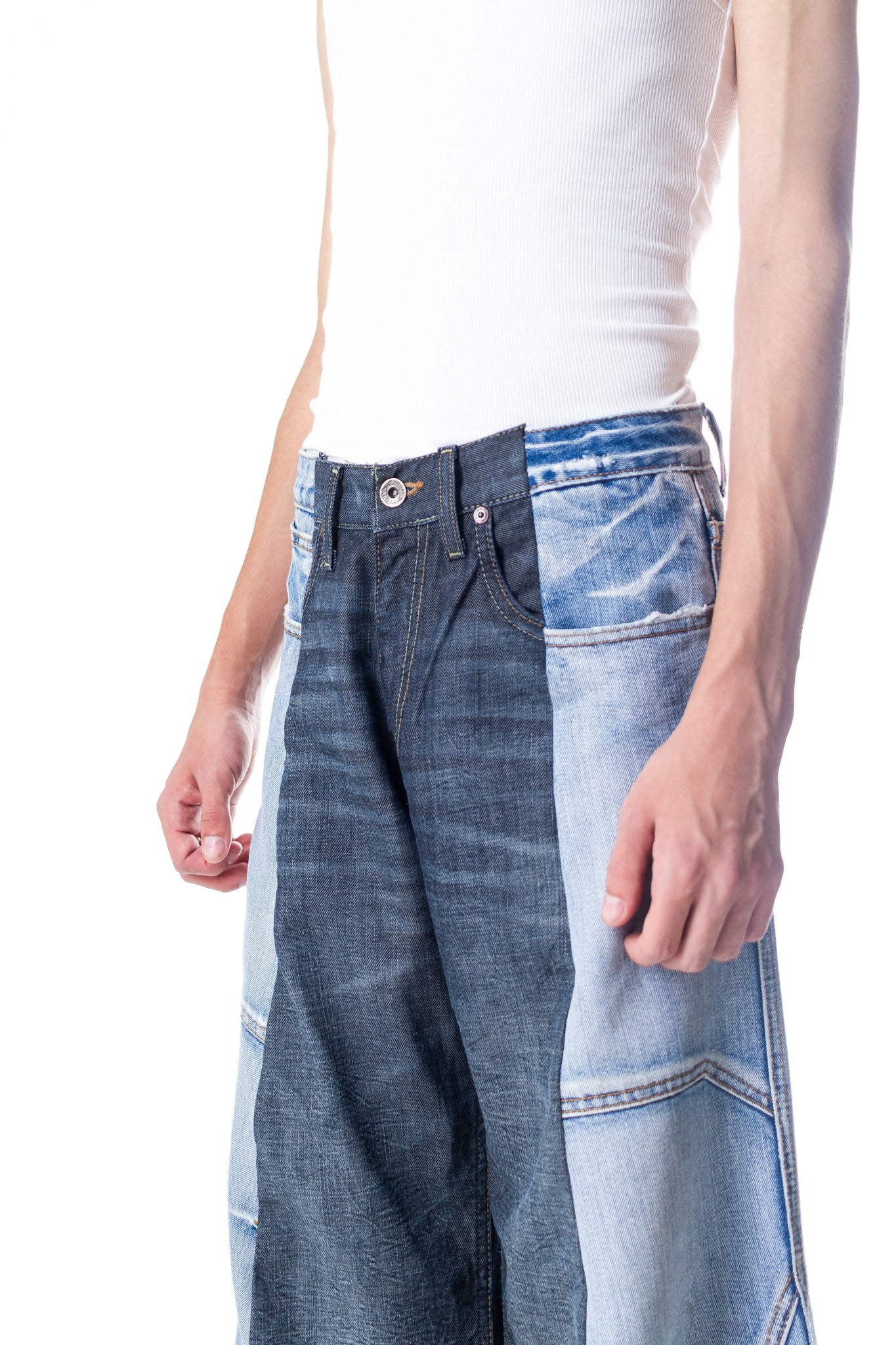 REWORKED PANTS 8· WAIST: 70 CM