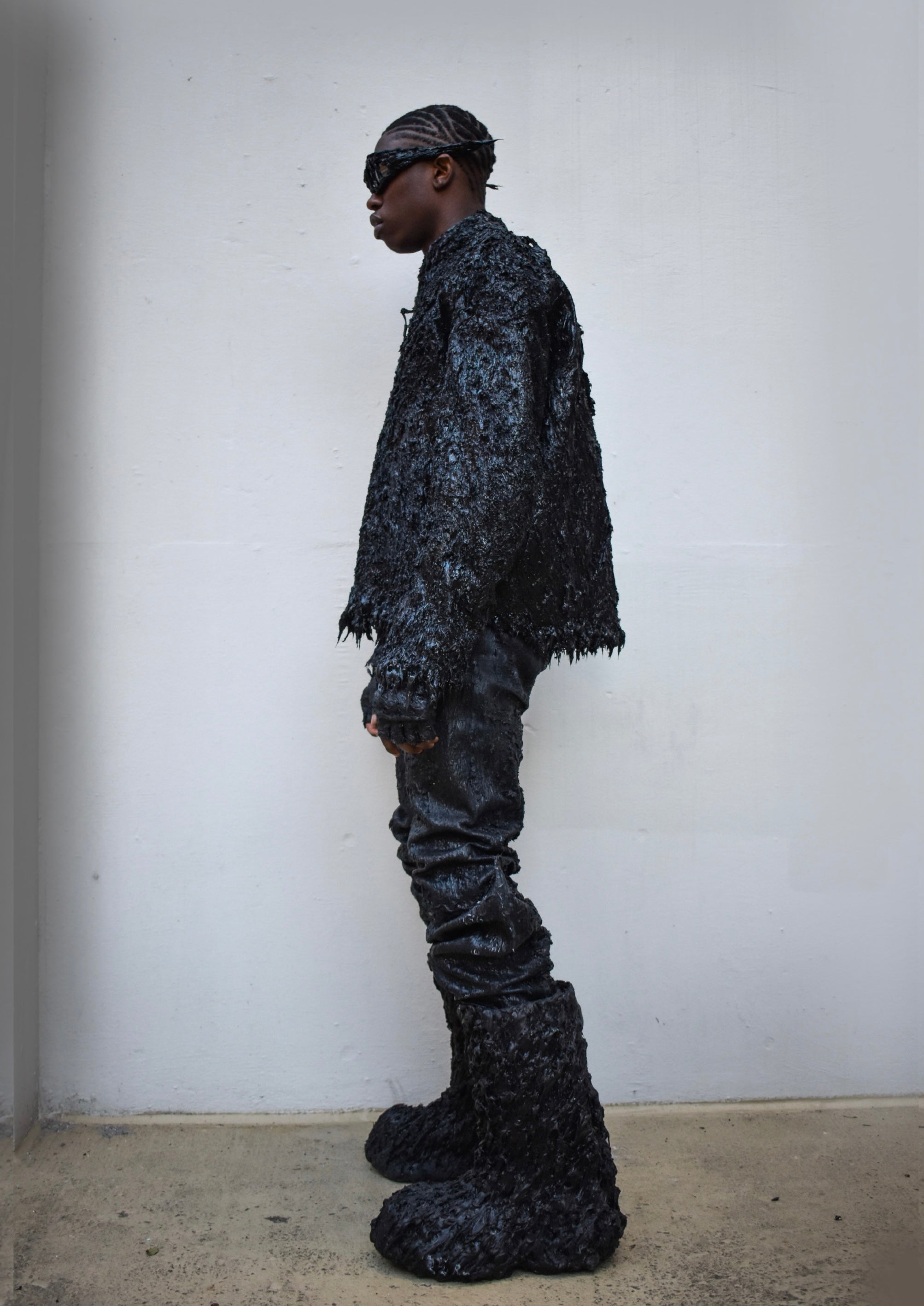 BLACK RIDDICK MOTO JACKET