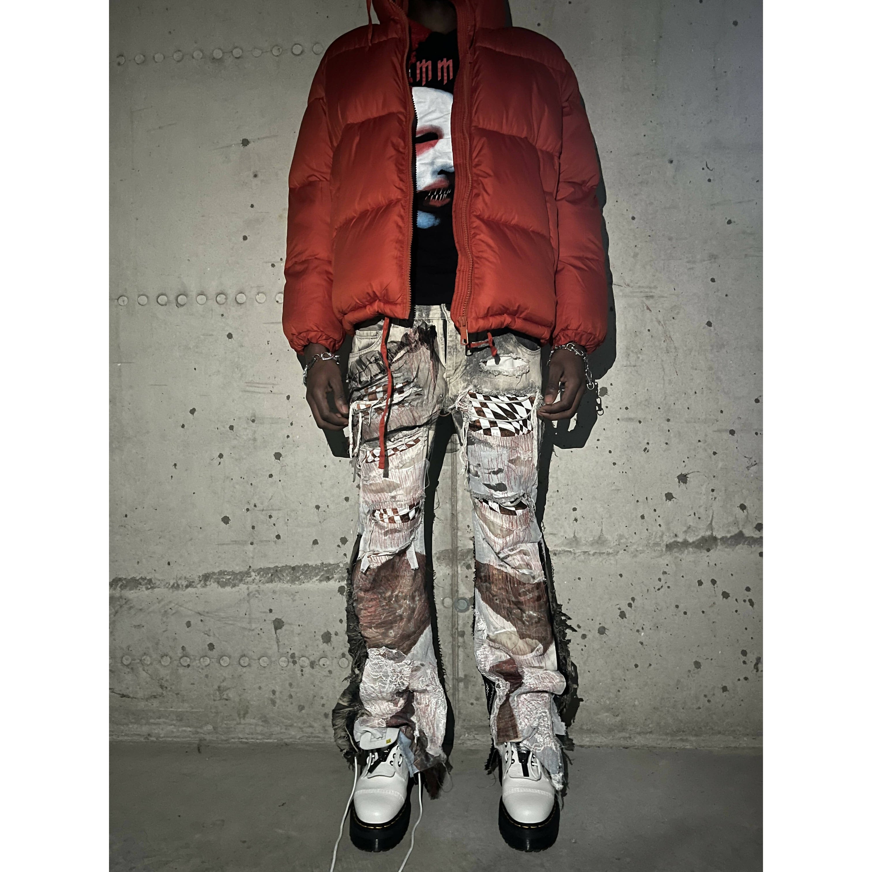 ★E.B.M★ Low waist wide pants EMP3DPT010 Pants – Lowheads