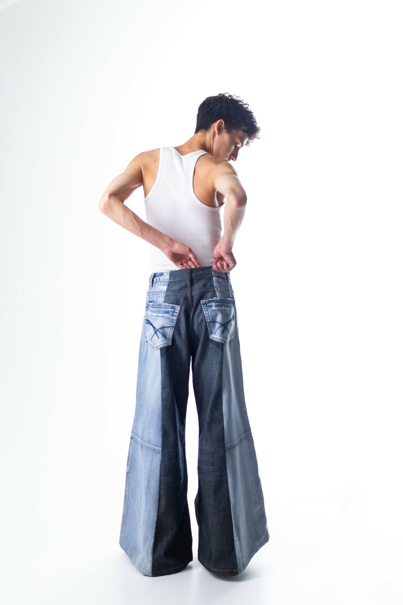 REWORKED PANTS 8· WAIST: 70 CM