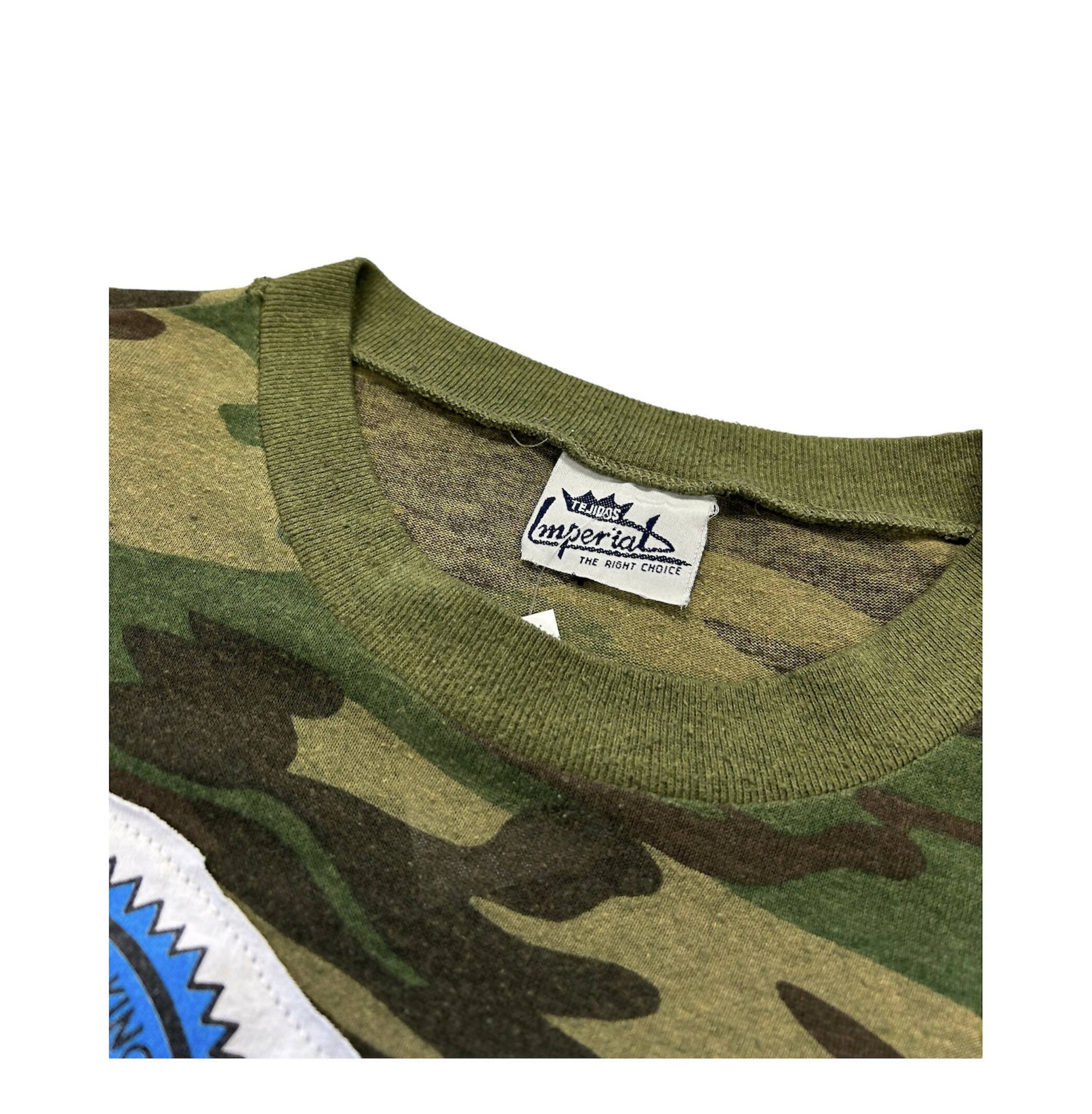 Vintage Army Camo Racer t shirt [xl]
