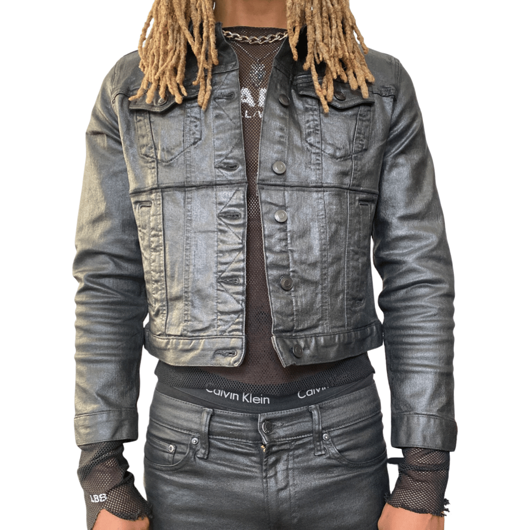 Essential Waxed Cropped Jacket