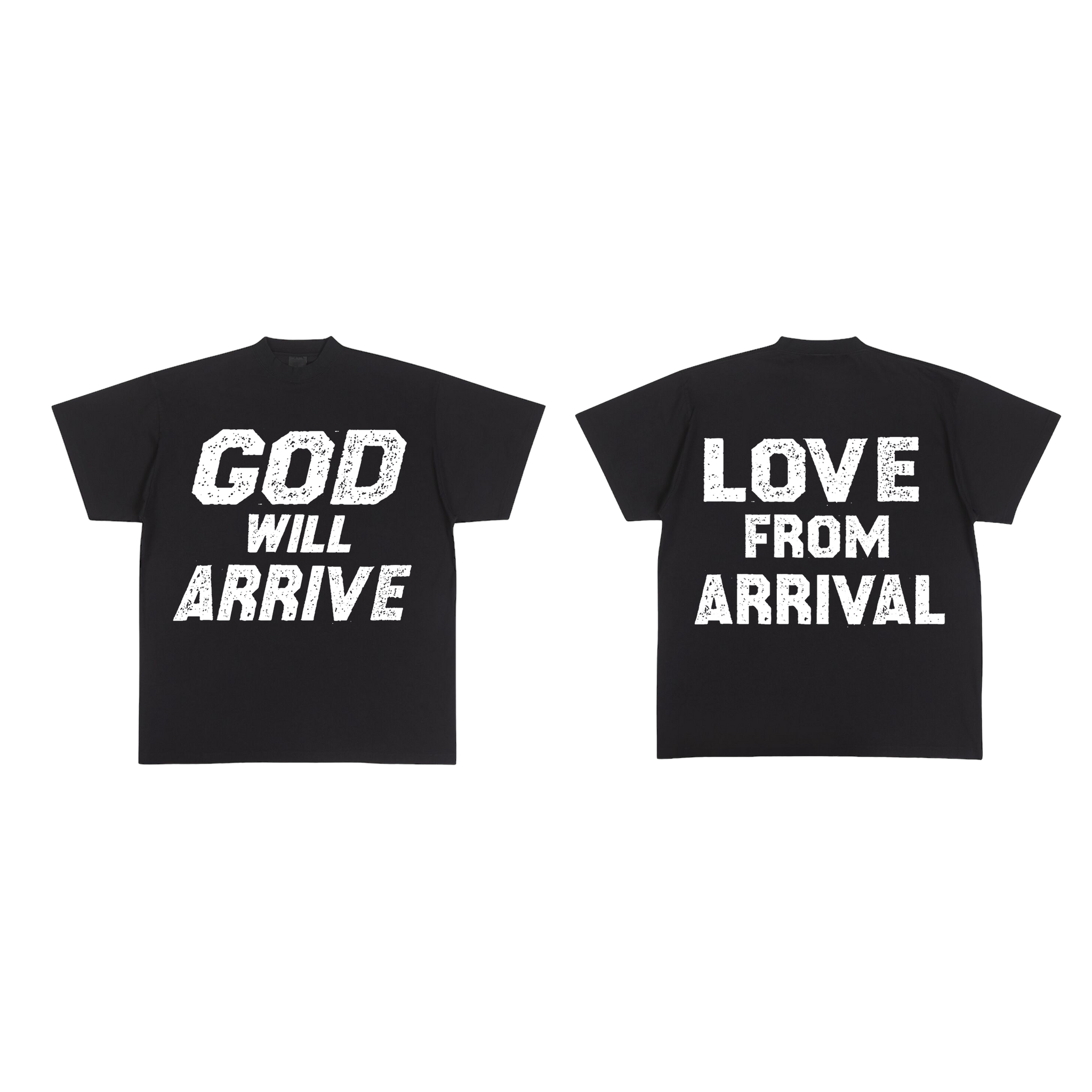 LOVE FROM ARRIVAL TEE (BLACK)