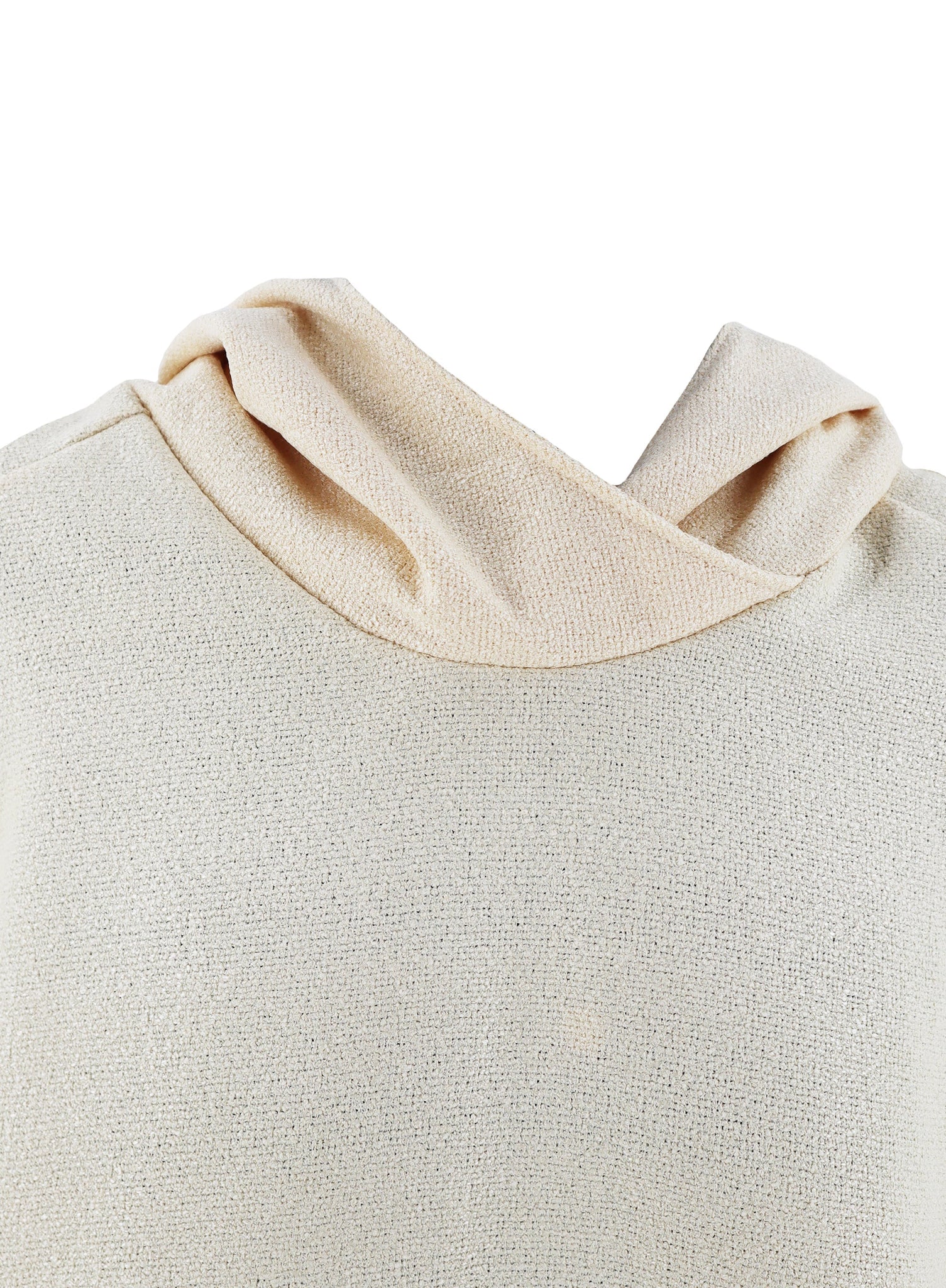 HOODED TANK, TAN LINEN