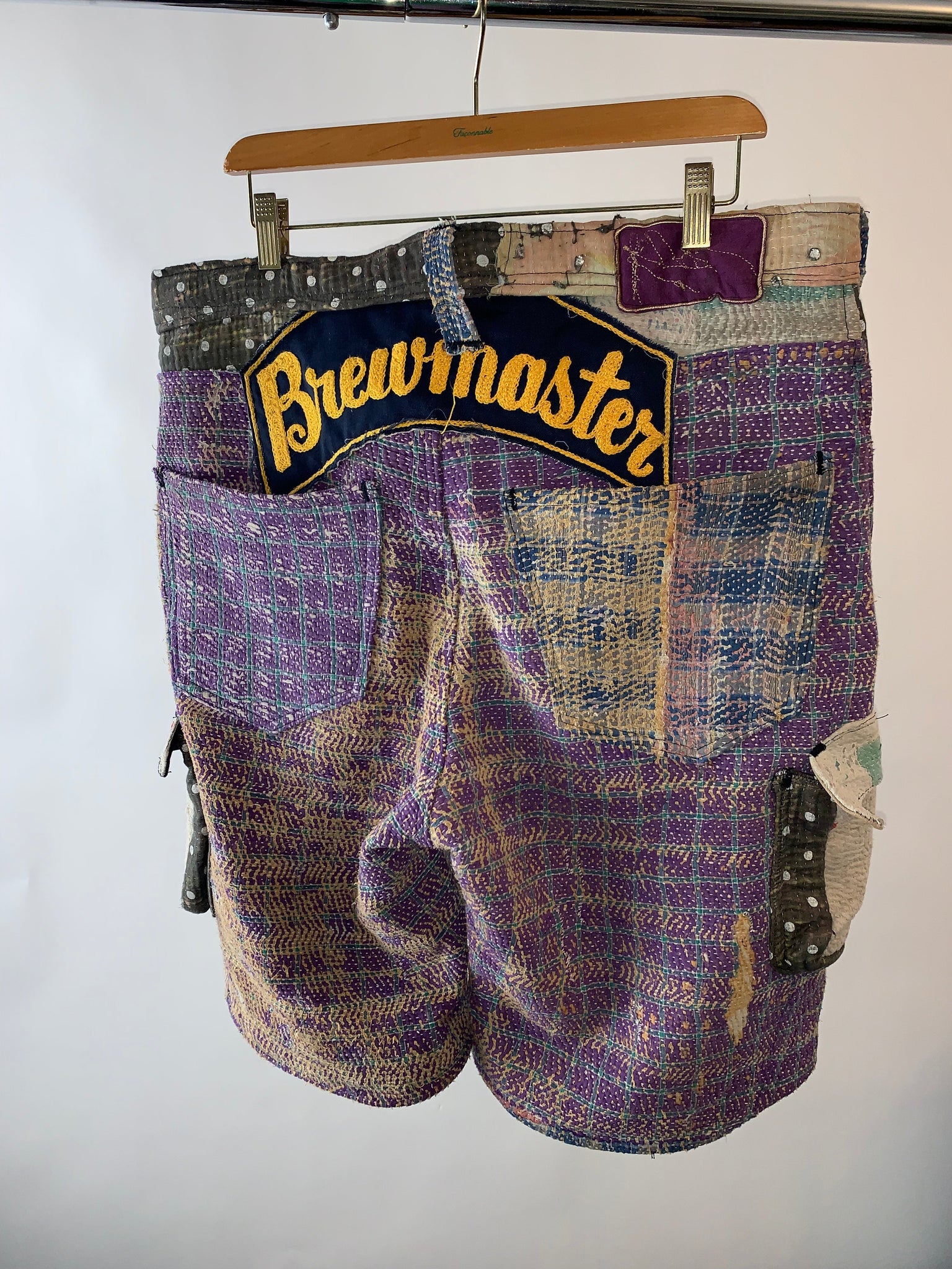 Brewmaster Patchworked Cargo Shorts - 35
