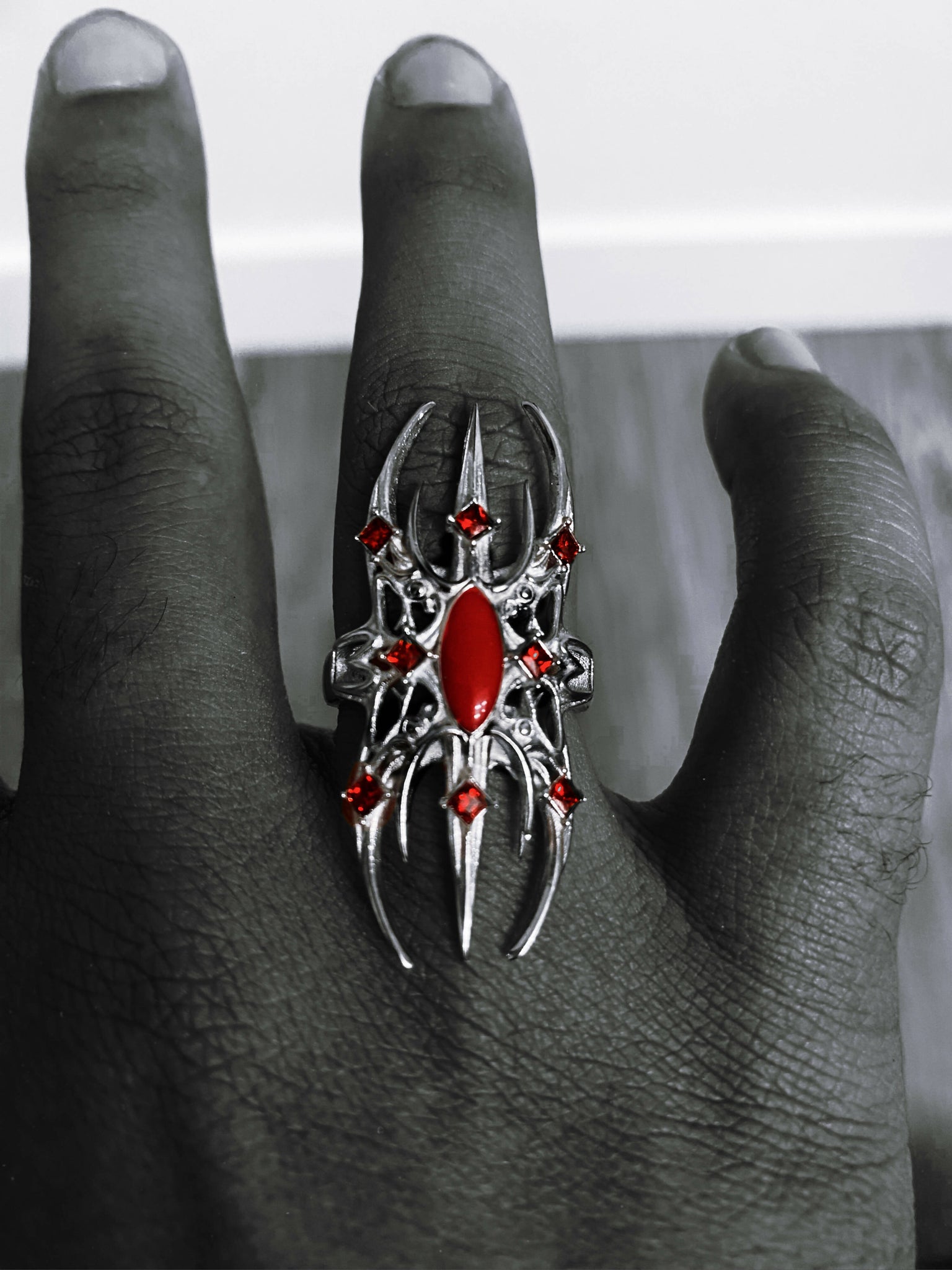 ‘Visage’ Distressed Ring