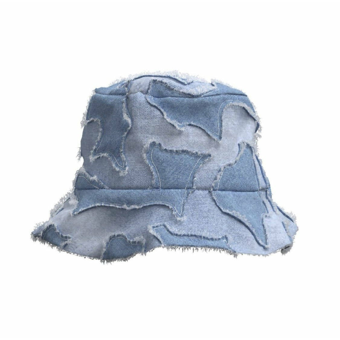 [MADE TO ORDER] Cracked bucket hat (Blue)