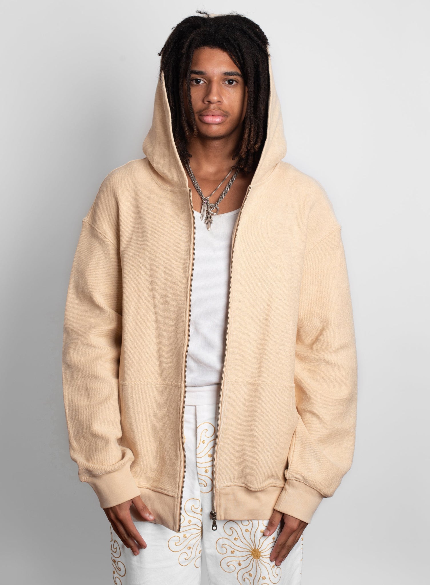 THE NATURAL ZIP, TAN