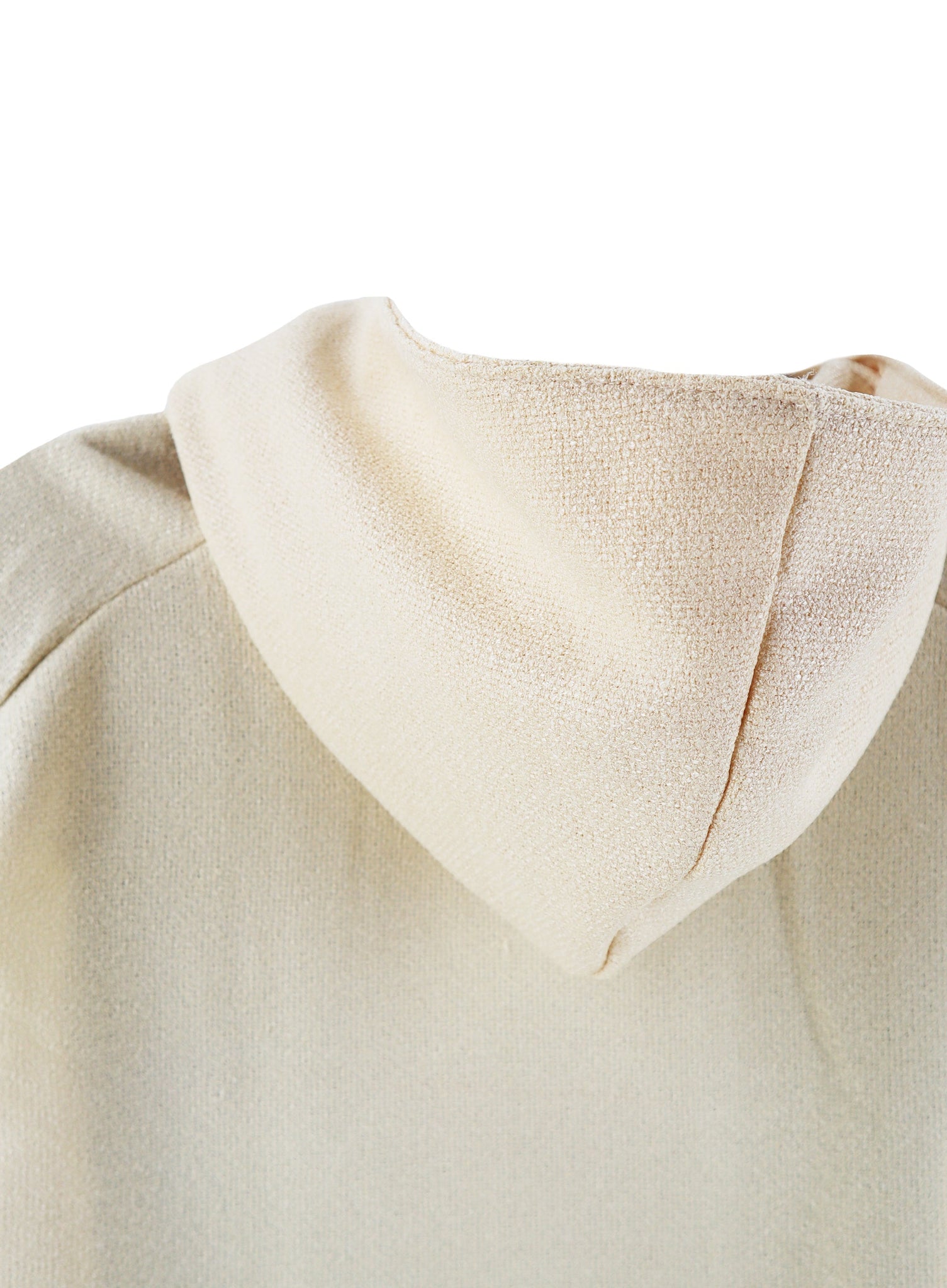 HOODED TANK, TAN LINEN